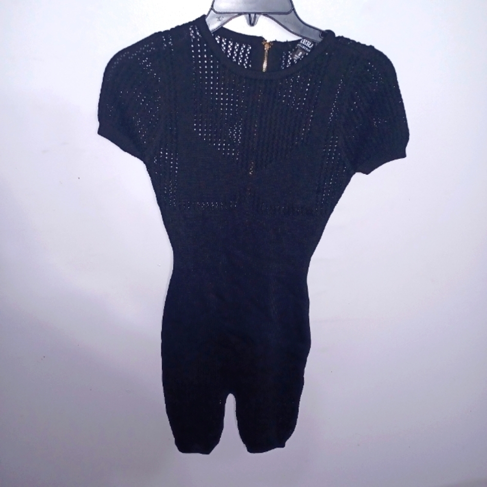 Hera Collection- Black - 1 Piece - Short Jumpsuit- W Sz Small